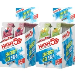 High5 Energy Gel Aqua Caffeine - Koolhydraatgel + Cafeïne - 20x66g