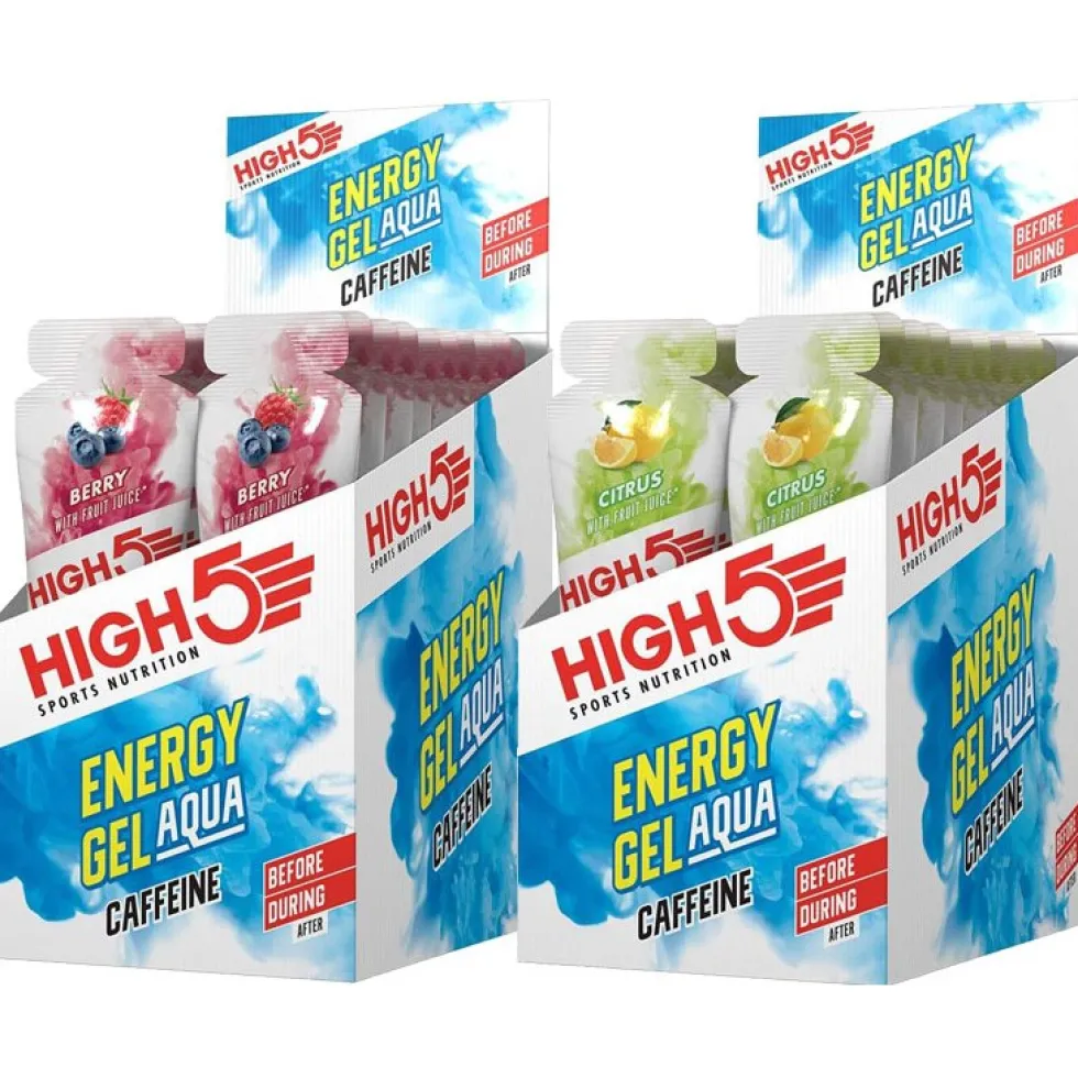 High5 Energy Gel Aqua Caffeine - Koolhydraatgel + Cafeïne - 20x66g