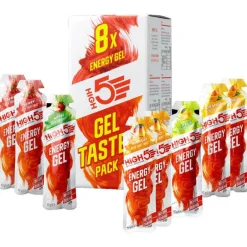 Outdoor Maaltijden < High5 Energy Gel Taster Pack - Koolhydraatgel Testpakket - 8x40g