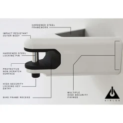 Hiplok Airlok Hanger Lock - red