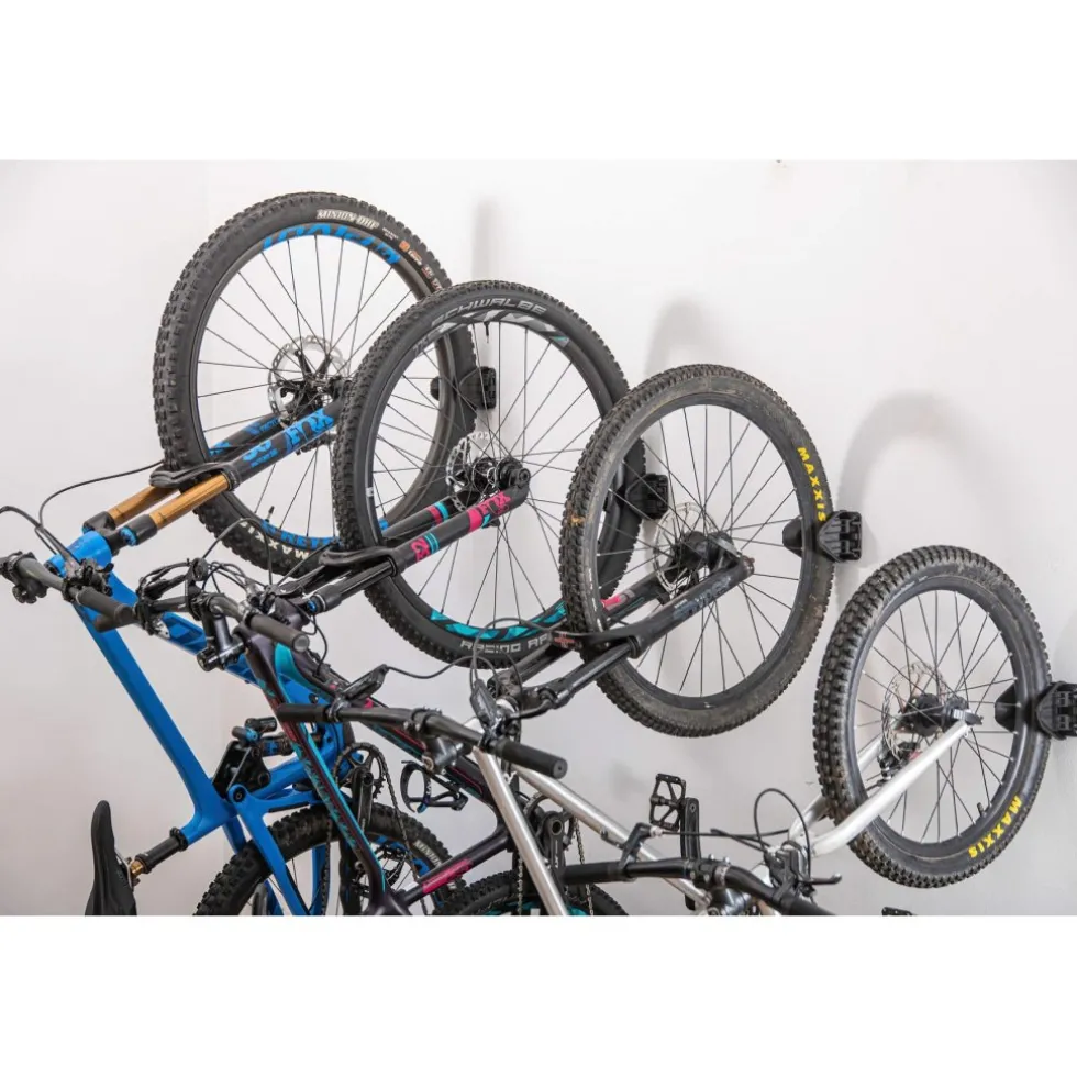 Hiplok JAW Wall-Mounted Storage - black