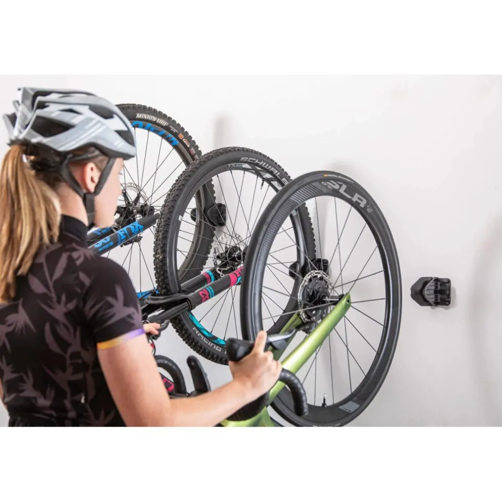 Hiplok JAW Wall-Mounted Storage - black