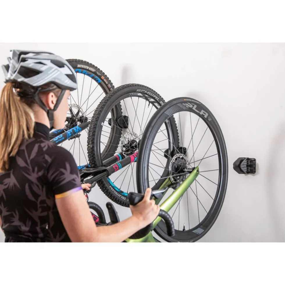 Hiplok Jaw+ Wall-Mounted Storage - all black