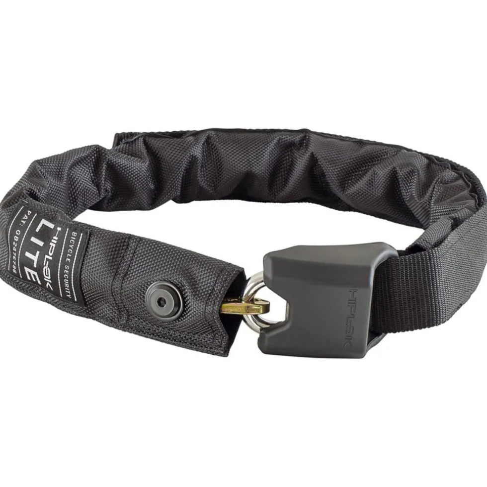 Hiplok Lite Kettingslot 75cm - all black