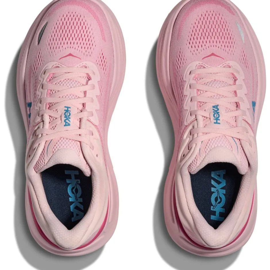 Hardloopschoenen Voor Op De Weg|Schoenen < Hoka Bondi 9 Hardloopschoenen Dames - rose tea / petal