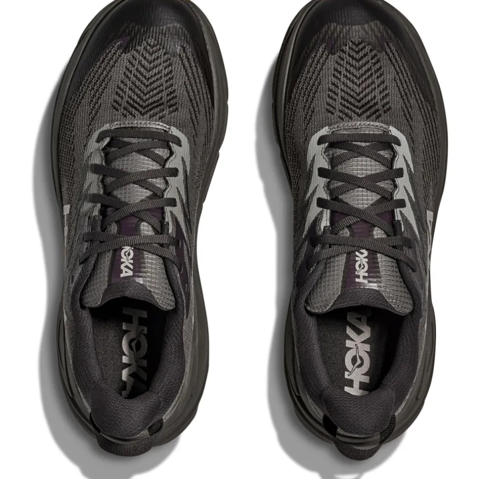 Hoka Challenger 8 GTX Hardloopschoenen Heren - asphalt grey / varsity yellow