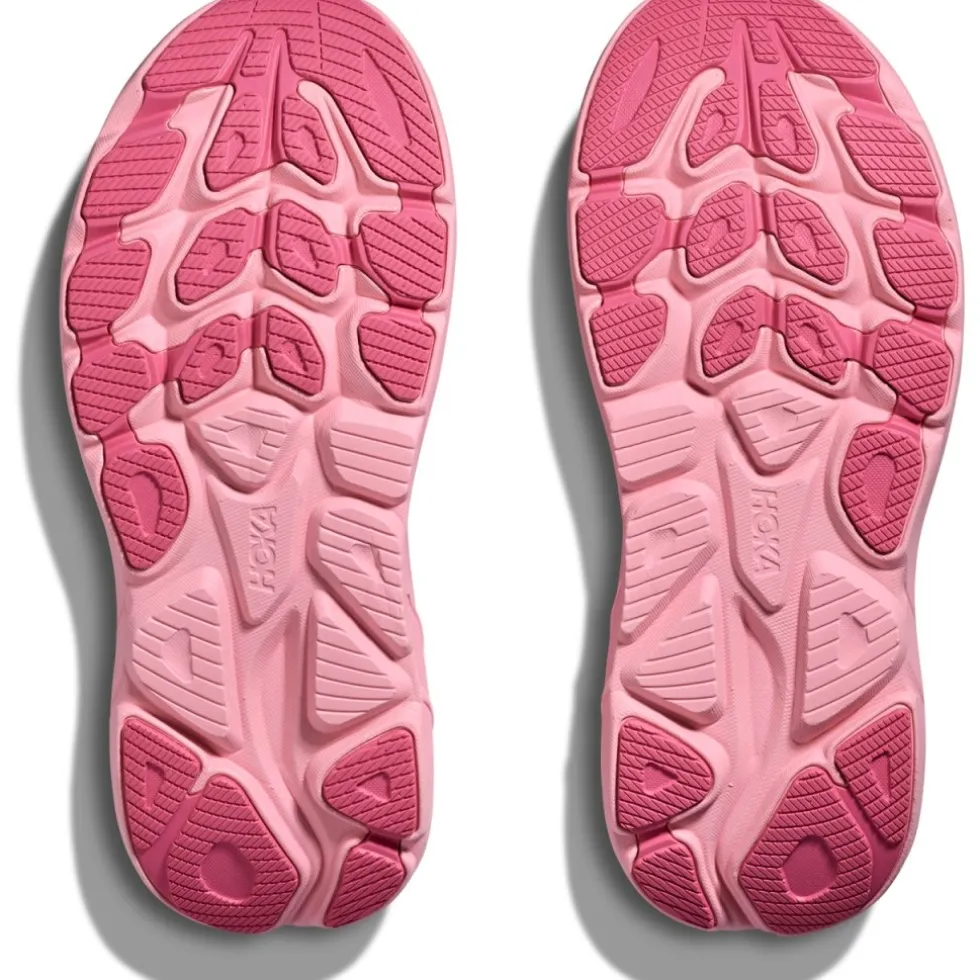 Hoka Clifton 10 Hardloopschoenen Dames - overcast / petal