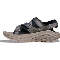 Hoka Infini Hike TC Sandalen Heren - zwart / cement