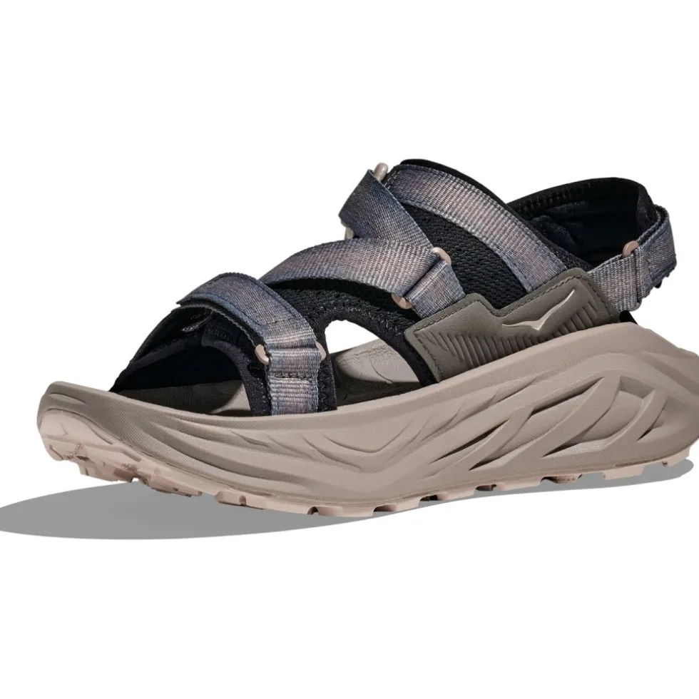 Hoka Infini Hike TC Sandalen Heren - zwart / cement