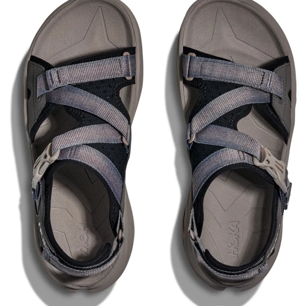 Hoka Infini Hike TC Sandalen Heren - zwart / cement