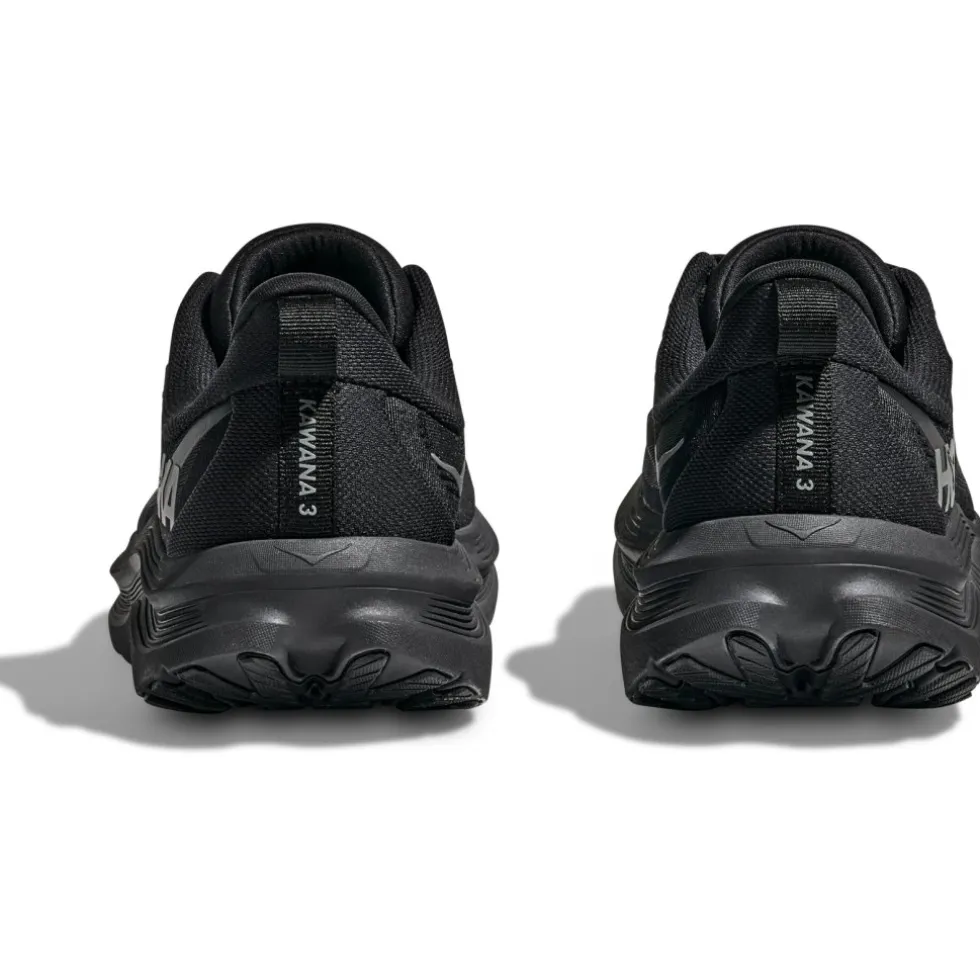 Hoka Kawana 3 Hardloopschoenen Heren - black / black