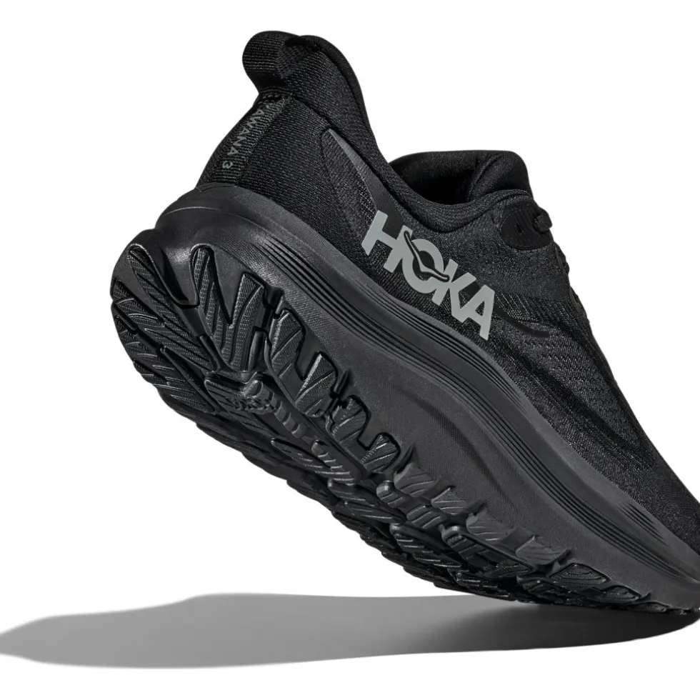 Hoka Kawana 3 Hardloopschoenen Heren - black / black