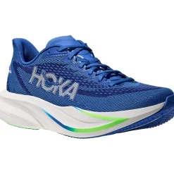 Hoka Mach 7 Hardloopschoenen Heren - cobalt blue / neon green