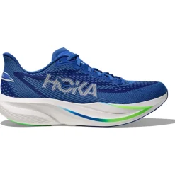 Hoka Mach 7 Hardloopschoenen Heren - cobalt blue / neon green