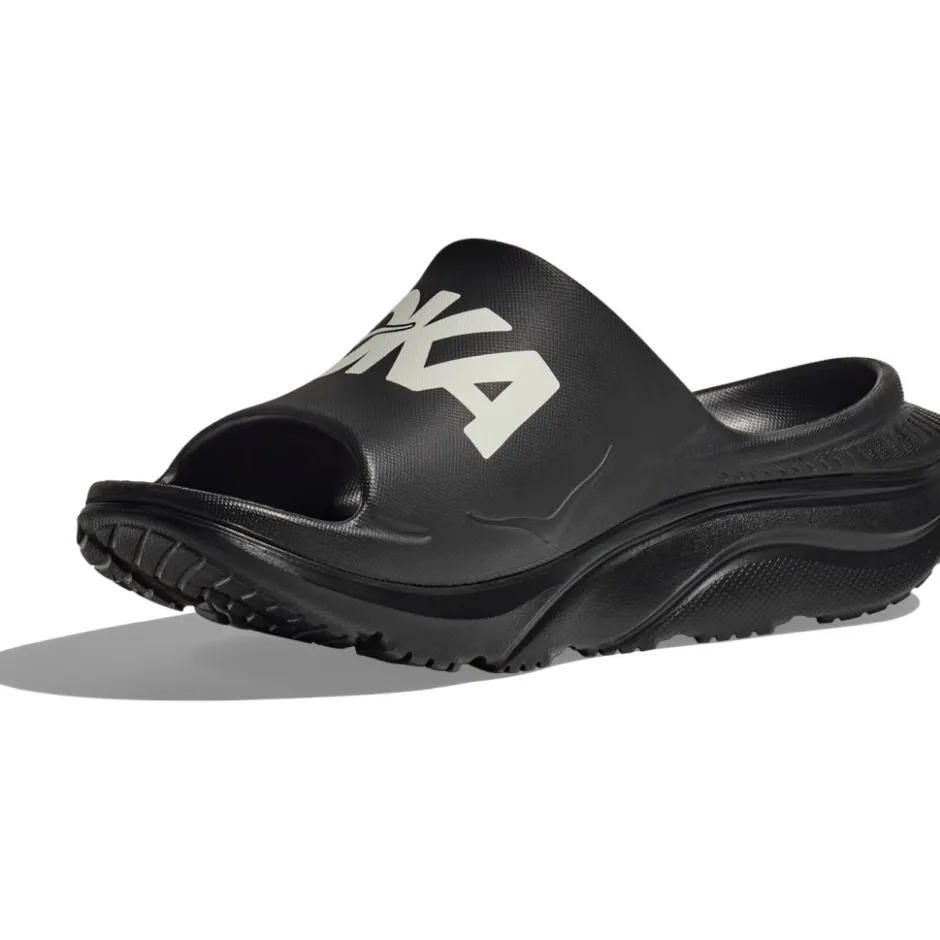 Schoenen < Hoka Ora Athletic Slide Schoenen Unisex - zwart / wit