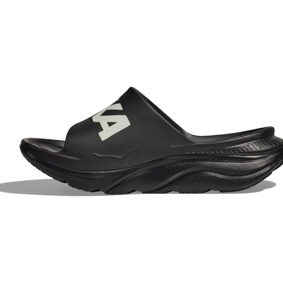 Schoenen < Hoka Ora Athletic Slide Schoenen Unisex - zwart / wit