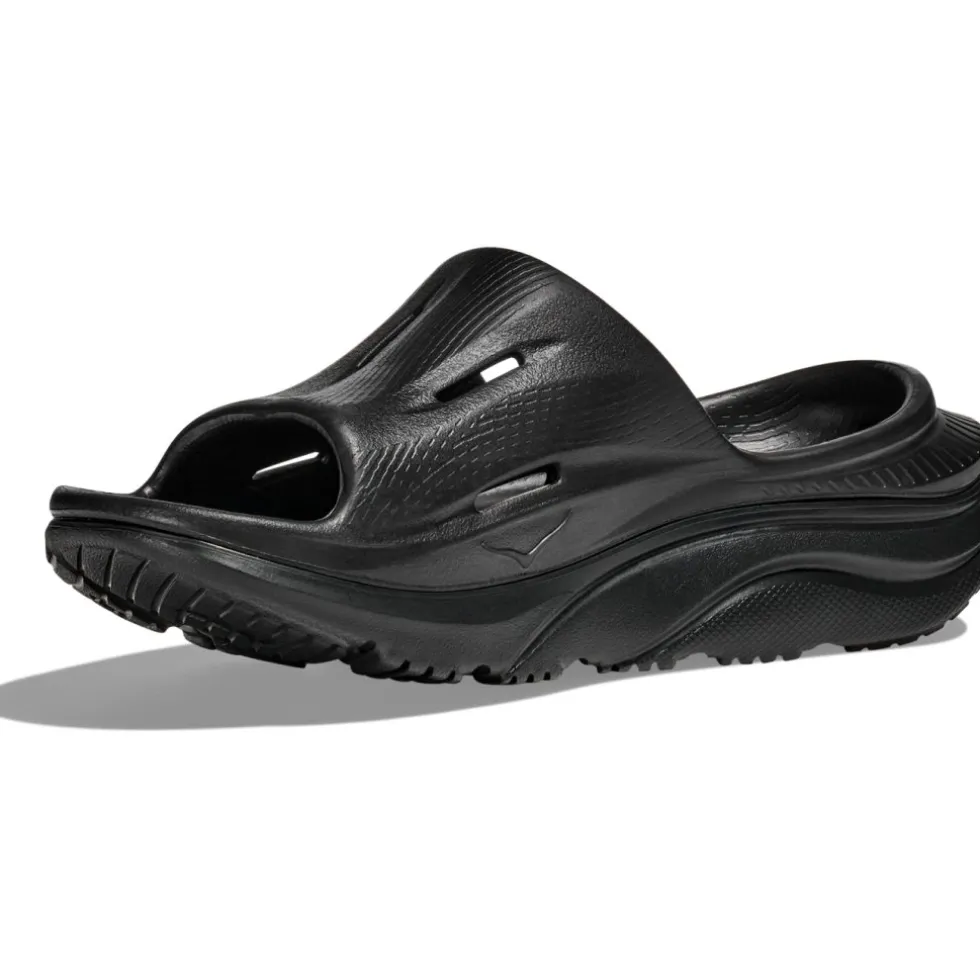 Hoka Ora Recovery Slide 3 Badslippers Unisex - zwart / zwart