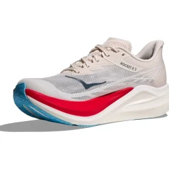 Hoka Rocket X 3 Hardloopschoenen Unisex - alabaster / frost