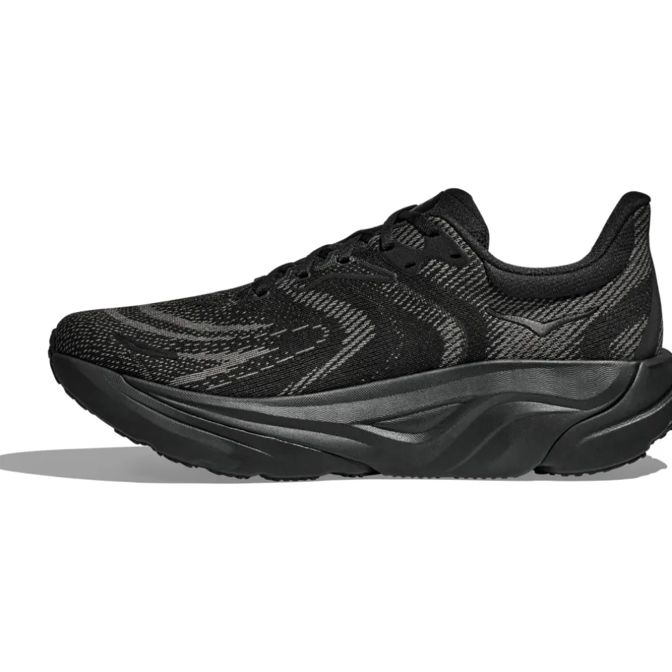 Hoka Arahi 8 Hardloopschoenen Heren - Wide - zwart / zwart