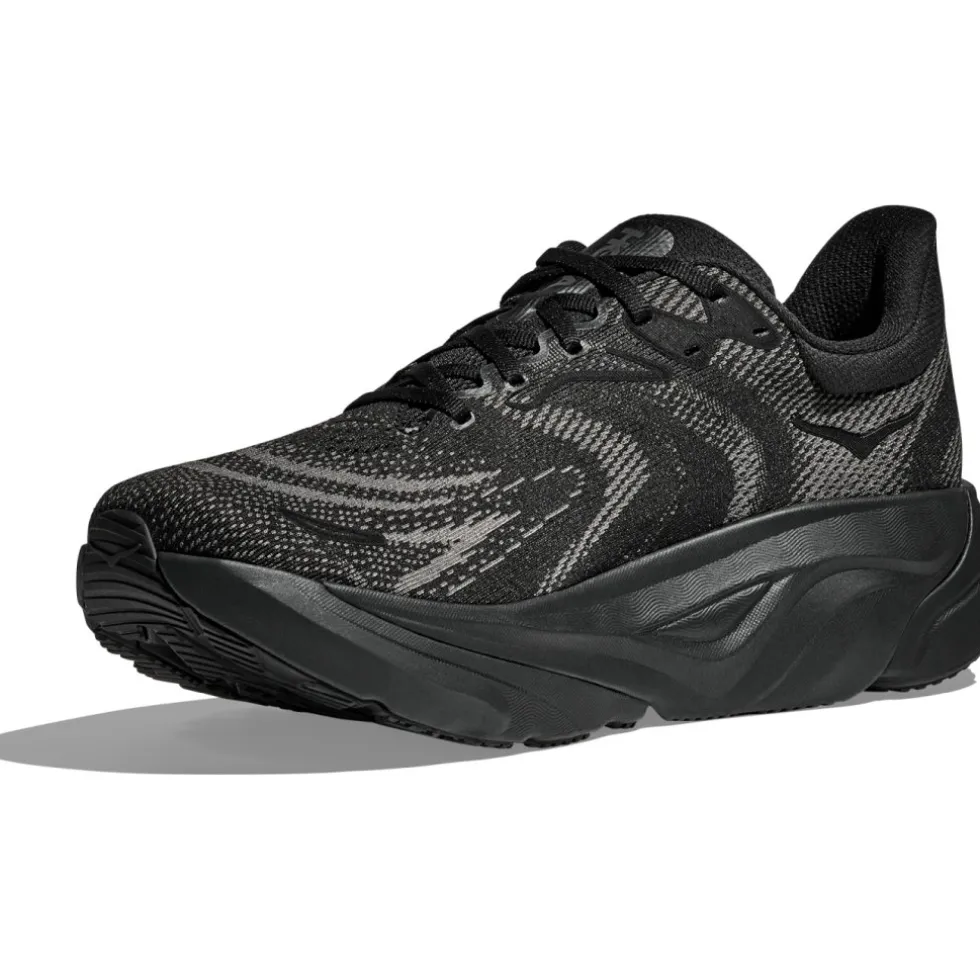 Hoka Arahi 8 Hardloopschoenen Heren - Wide - zwart / zwart
