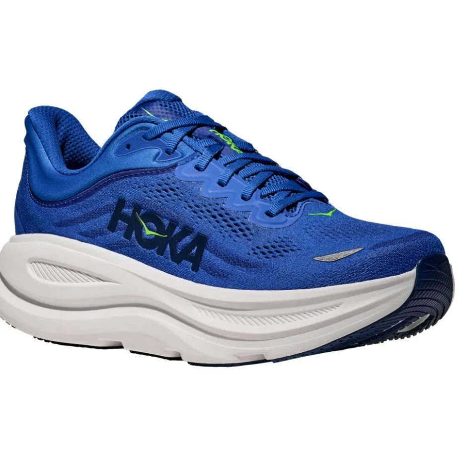 Hardloopschoenen Voor Op De Weg|Hardloopschoenen Heren < Hoka Bondi 9 Hardloopschoenen Heren - cobalt blue / ultramarine