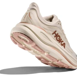 Hoka Bondi 9 Hardloopschoenen Dames - oat milk / rose gold