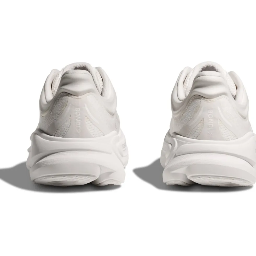 Hoka Bondi 9 Hardloopschoenen Dames - wit / wit