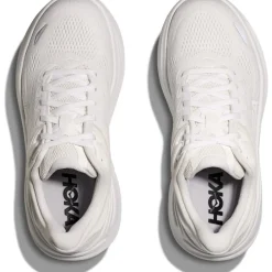 Hoka Bondi 9 Hardloopschoenen Dames - wit / wit