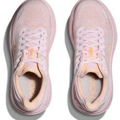 Hoka Bondi 9 Hardloopschoenen Dames - lilac cream / tangerine glow