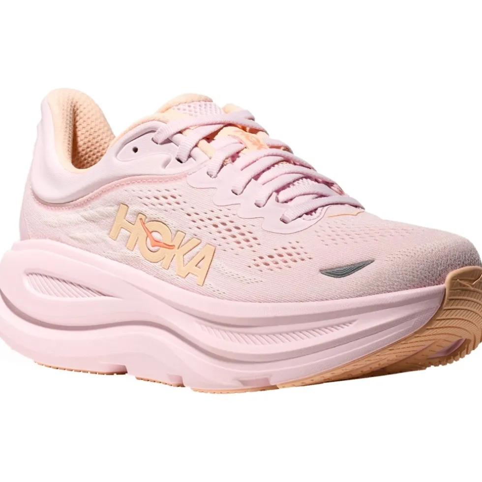 Hoka Bondi 9 Hardloopschoenen Dames - lilac cream / tangerine glow