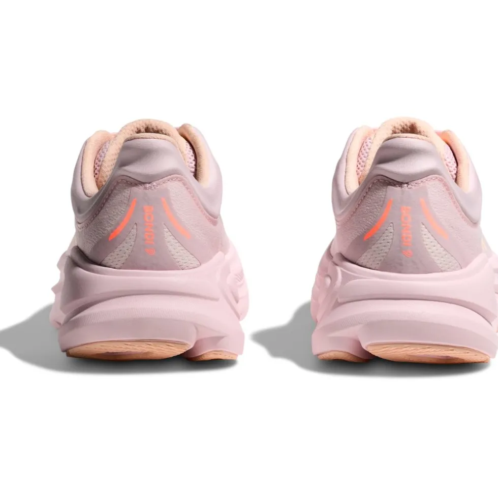 Hoka Bondi 9 Hardloopschoenen Dames - lilac cream / tangerine glow