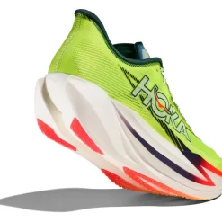 Hardloopschoenen Voor Op De Weg < Hoka Cielo X 1 3.0 Hardloopschoenen Unisex - neon yuzu / thyme