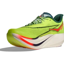 Hardloopschoenen Voor Op De Weg < Hoka Cielo X 1 3.0 Hardloopschoenen Unisex - neon yuzu / thyme