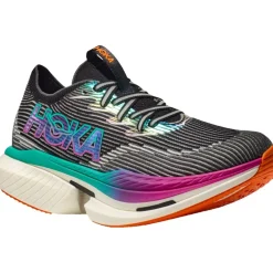 Hoka Cielo X 1 Hardloopschoenen Unisex - zwart / electric aqua