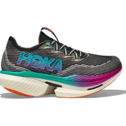 Hoka Cielo X 1 Hardloopschoenen Unisex - zwart / electric aqua