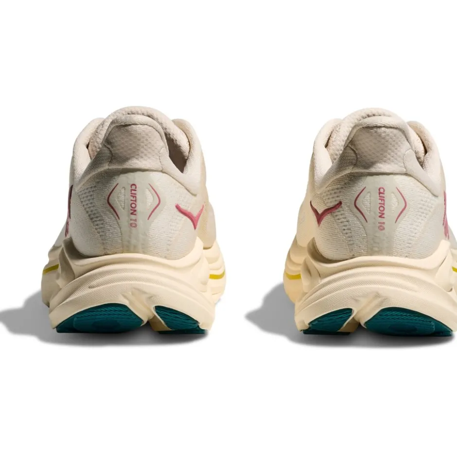 Hardloopschoenen Voor Op De Weg|Schoenen < Hoka Clifton 10 Hardloopschoenen Dames - birch / alabaster