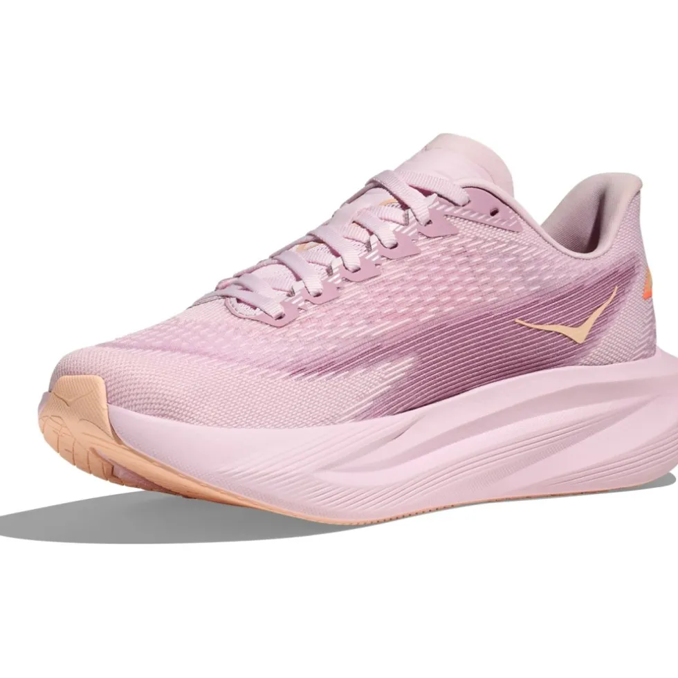 Hoka Mach 7 Hardloopschoenen Vrouwen - lilac cream / tangerine glow