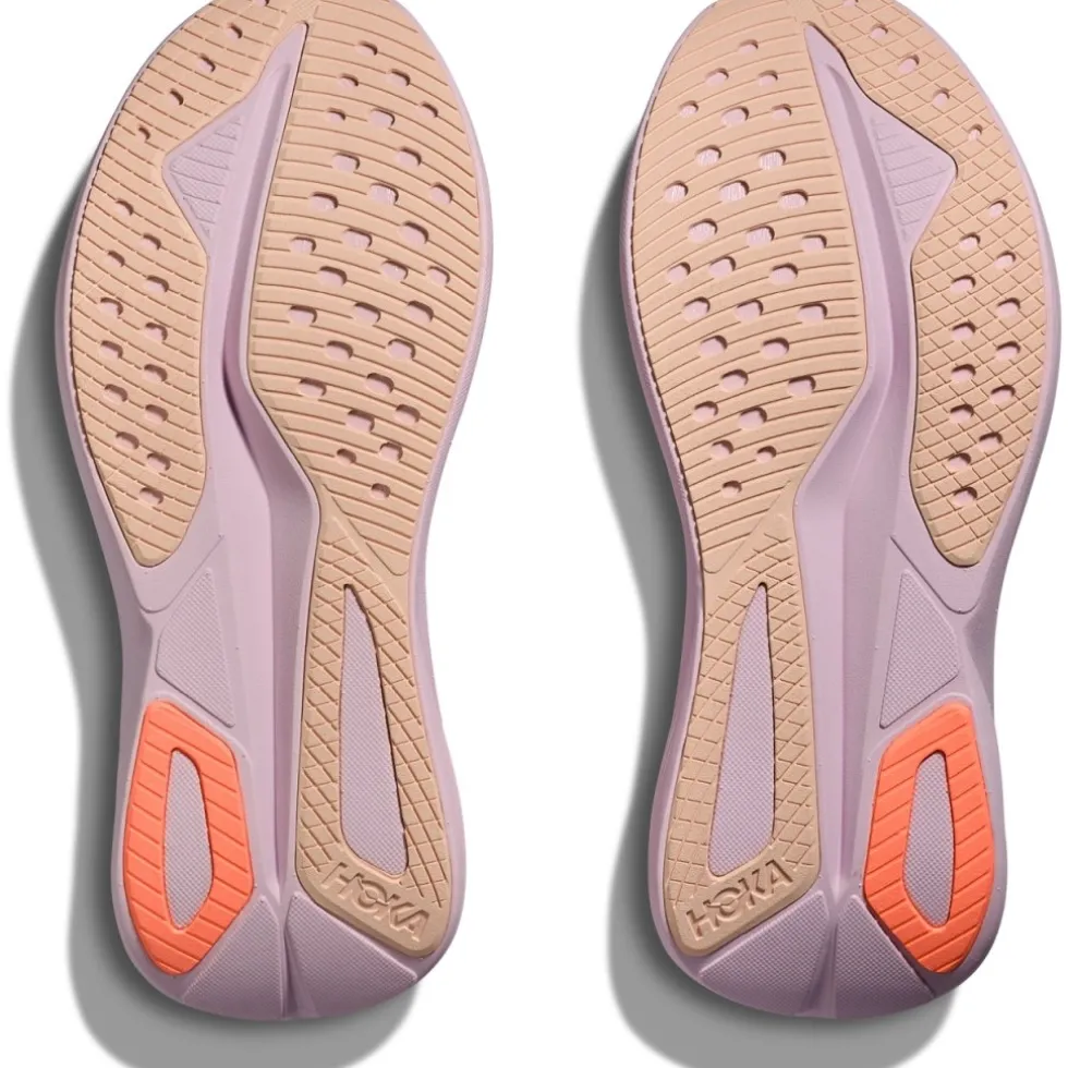 Hoka Mach 7 Hardloopschoenen Vrouwen - lilac cream / tangerine glow