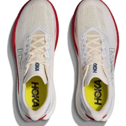Hardloopschoenen Voor Op De Weg|Hardloopschoenen Heren < Hoka Mach X 3 Hardloopschoenen Heren - wit / alabaster