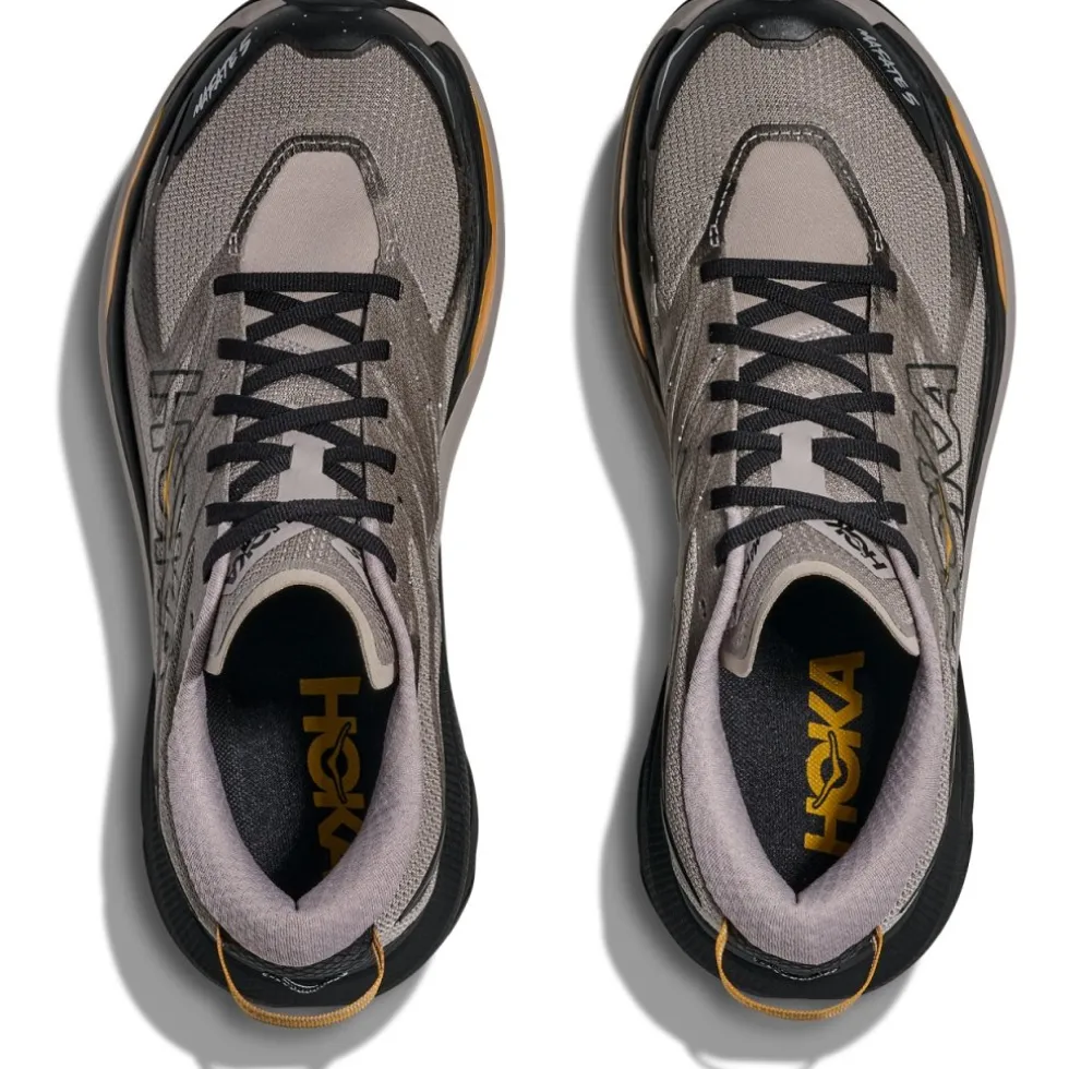 Hoka Mafate 5 Hardloopschoenen Heren - cement / zwart
