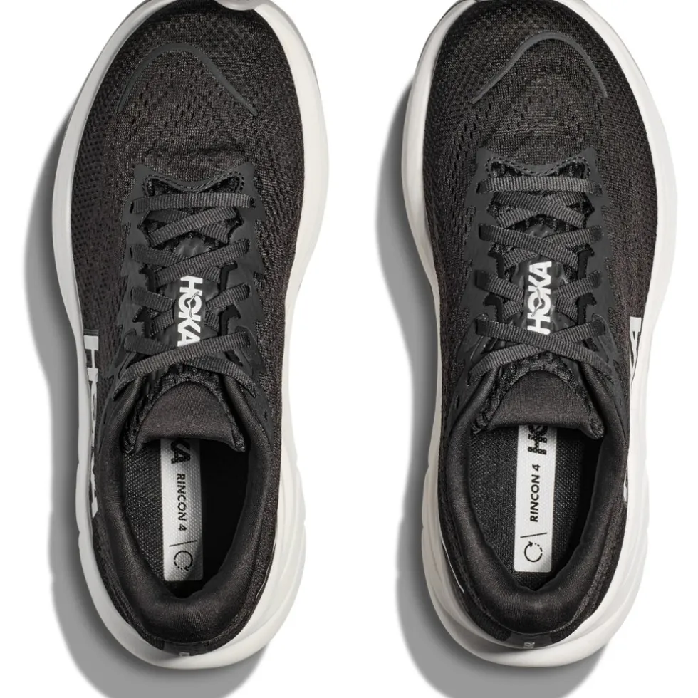 Hoka Rincon 4 Hardloopschoenen Dames - zwart / wit