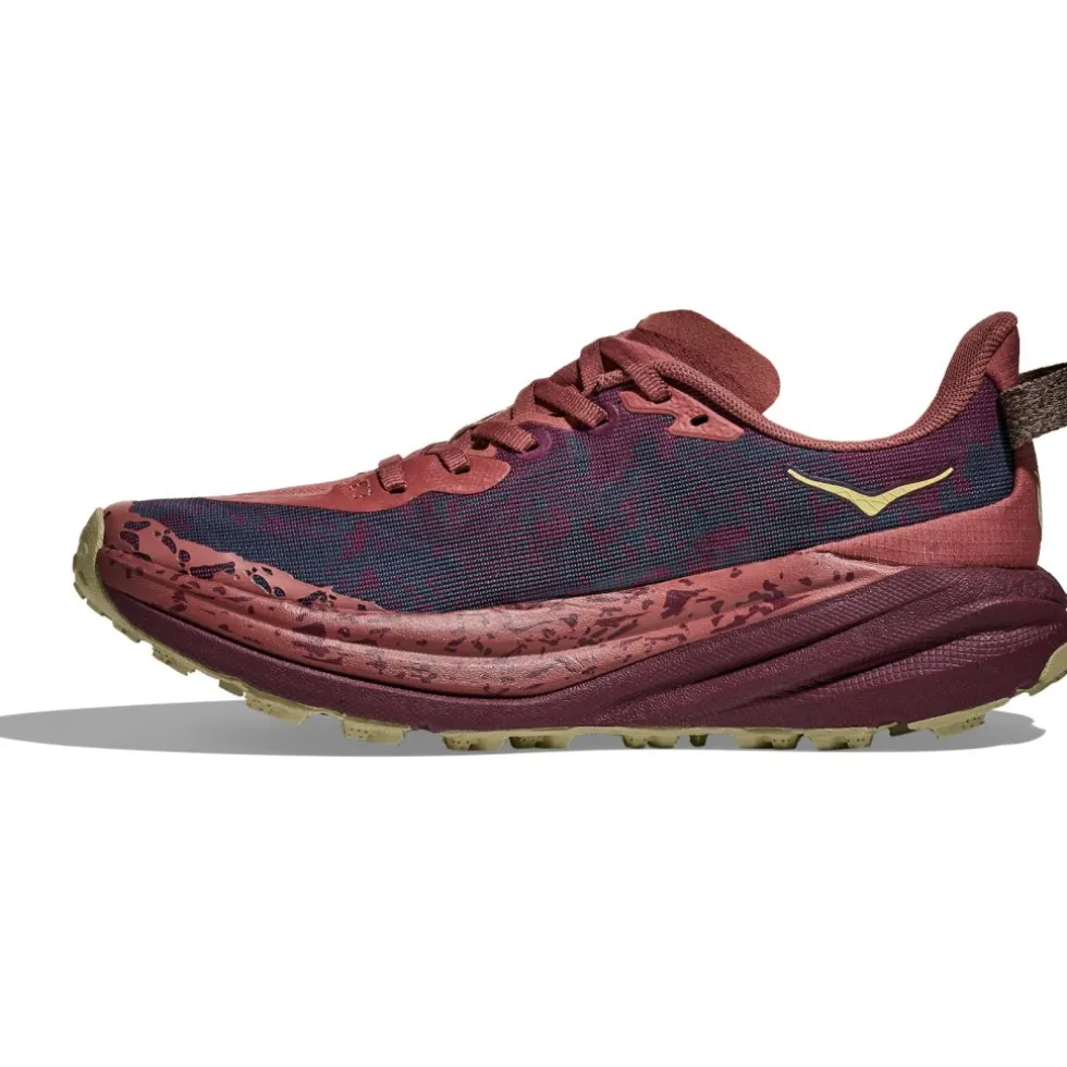 Hoka Speedgoat 6 Hardloopschoenen Dames - rouge / black cherry