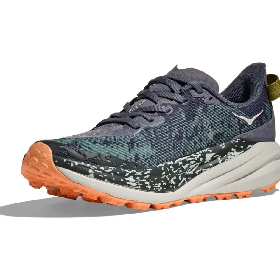 Hardloopschoenen Dames|Schoenen < Hoka Speedgoat 6 Hardloopschoenen Dames - grey skies / cosmic grey