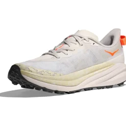 Hoka Speedgoat 6 Hardloopschoenen Heren - wit / neon tangerine