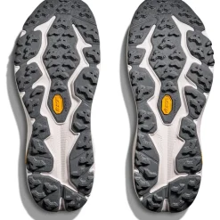Hoka Speedgoat 6 Hardloopschoenen Heren - wit / neon tangerine