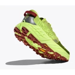Hardloopschoenen Heren|Trailrunning Schoenen < Hoka Speedgoat 7 Hardloopschoenen Heren - kiwi / neon yuzu