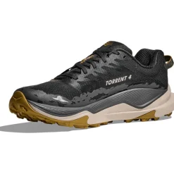 Hoka Torrent 4 Hardloopschoenen Heren - zwart / asphalt grey