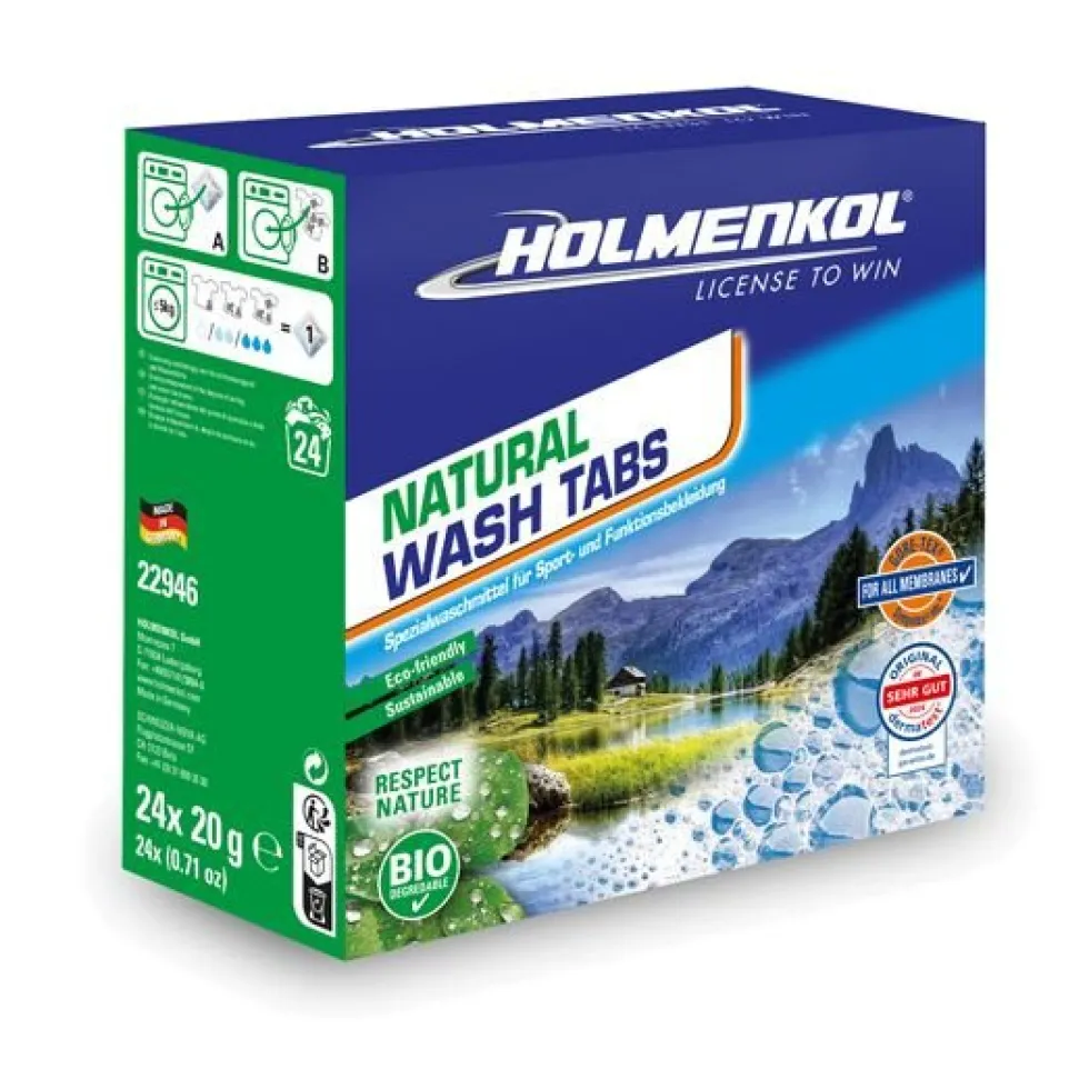 Holmenkol Natural Wash Tabs - Tabbladen Wassen