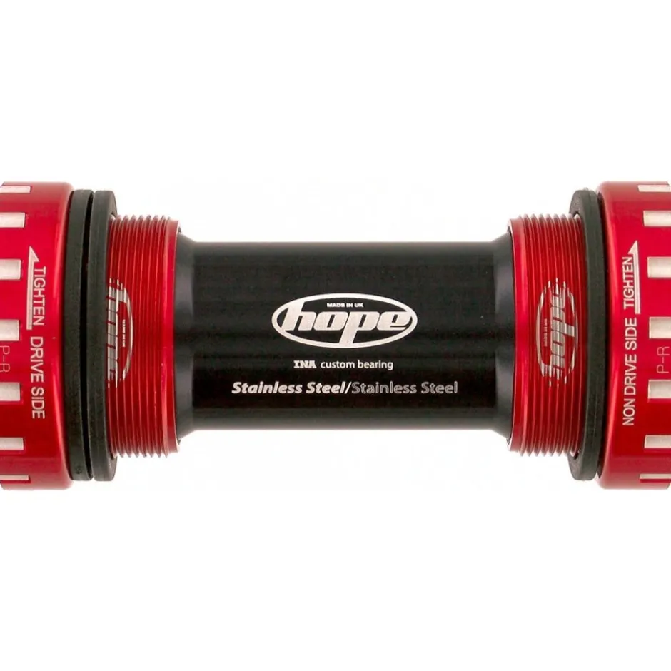 Trapassen < Hope Bottom Bracket Cups MTB Stainless Steel - BSA-68/73-24 - red