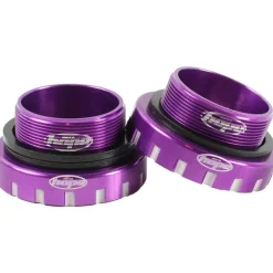 Hope Bottom Bracket Cups Stainless Steel - BSA-68/73/83/100-30 - purple